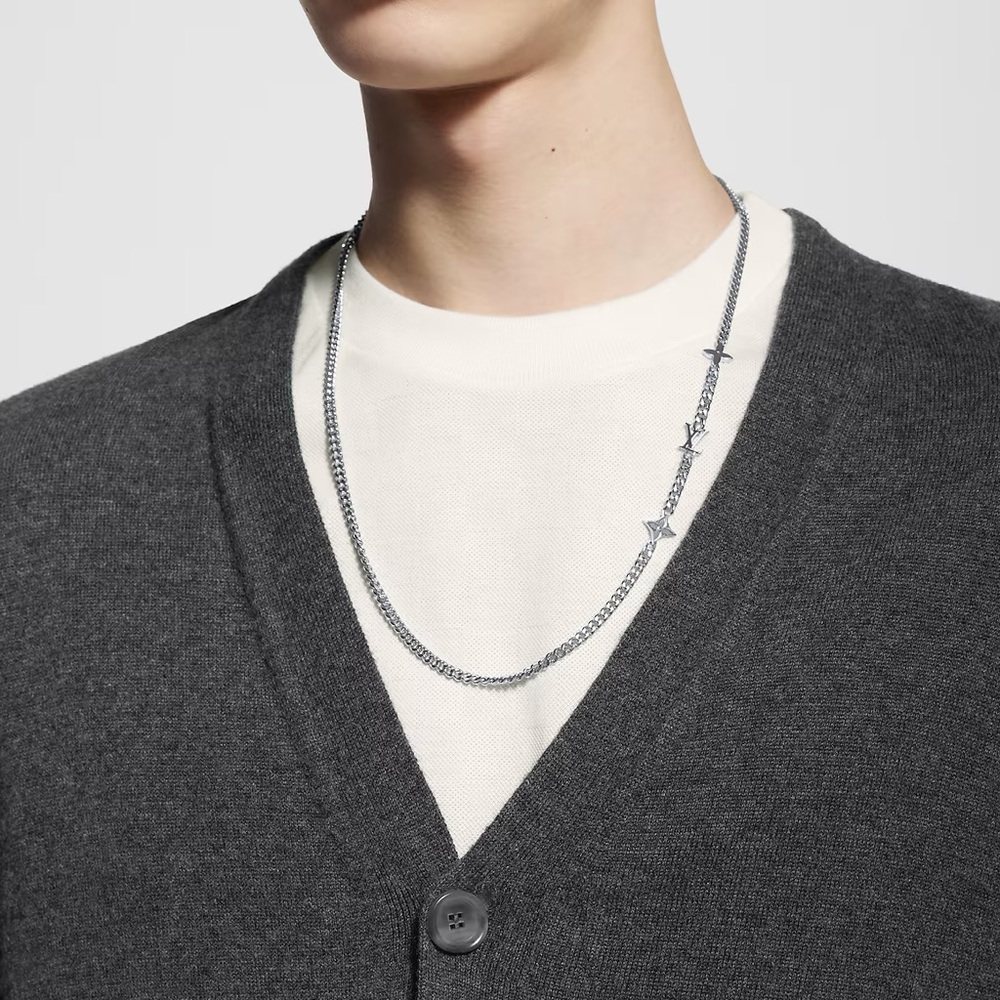 Louis Vuitton Monogram Row Chain Necklace - Picture 7 of 16